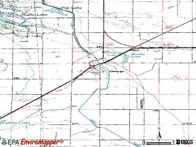 George topographic map