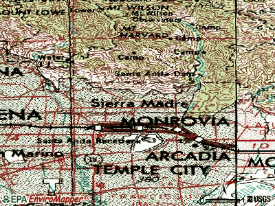 Sierra Madre topographic map