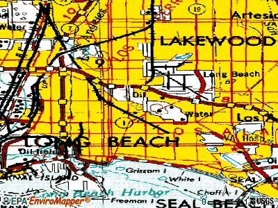 Signal Hill topographic map