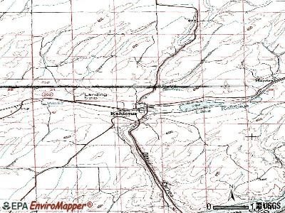 Kahlotus topographic map