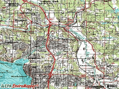 Kingsgate topographic map