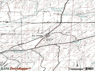 La Crosse topographic map