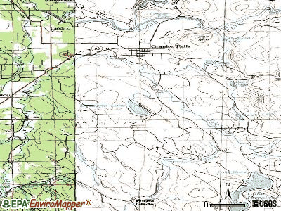 Lake Bosworth topographic map