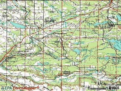 Lake Morton-Berrydale topographic map