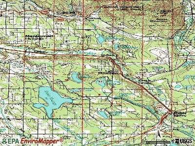 Maple Heights-Lake Desire topographic map