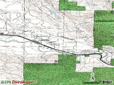 May Creek topographic map