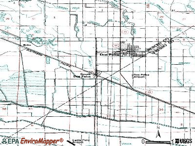 South Dos Palos topographic map