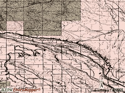 Naches topographic map