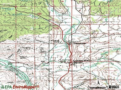 Nespelem Community topographic map