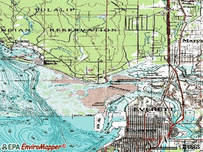 Priest Point topographic map
