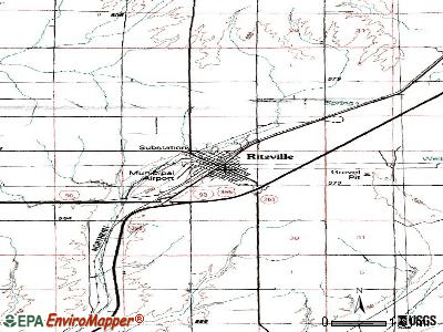 Ritzville topographic map