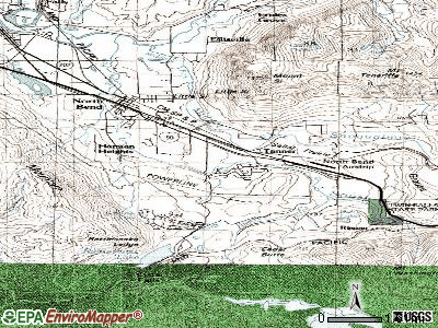 Riverbend topographic map