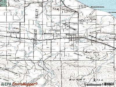 River Road topographic map