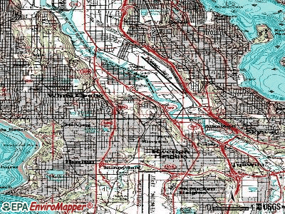 Riverton-Boulevard Park topographic map