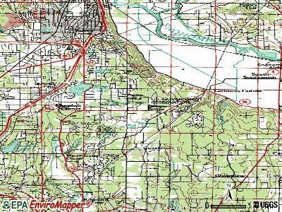 Seattle Hill-Silver Firs topographic map