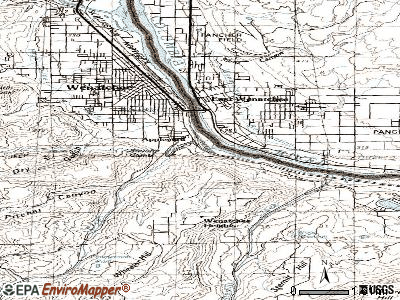 South Wenatchee topographic map