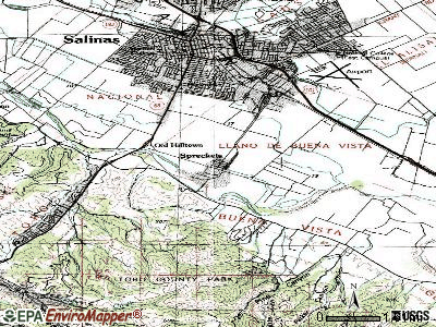 Spreckels topographic map