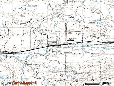 Sultan topographic map