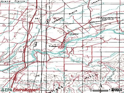 Toledo topographic map
