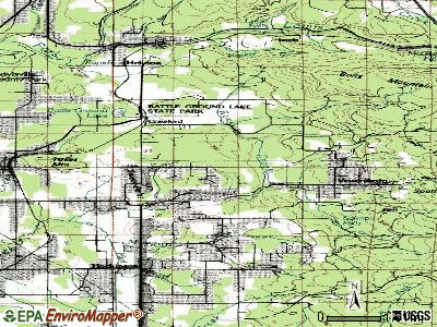 Venersborg topographic map