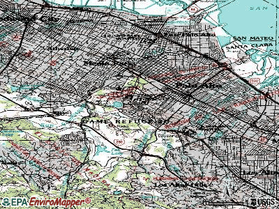 Stanford topographic map