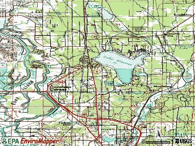 West Lake Stevens topographic map