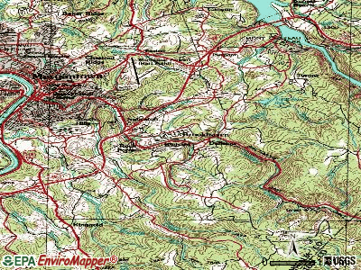 Brookhaven topographic map