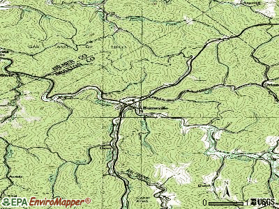 Burnsville topographic map