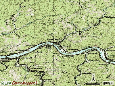Cedar Grove topographic map