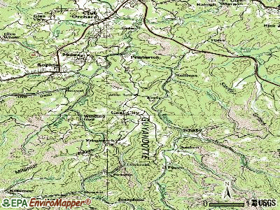 Coal City topographic map