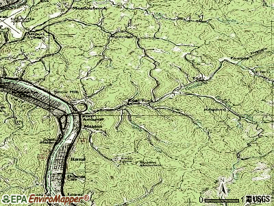 Coal Fork topographic map