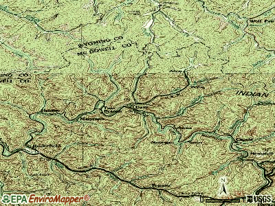 Davy topographic map