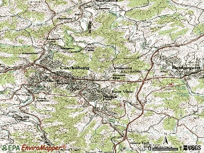 Despard topographic map