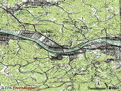 Dunbar topographic map