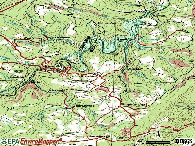 Elk Garden topographic map