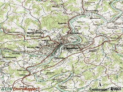 Fairmont topographic map
