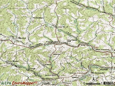 Farmington topographic map