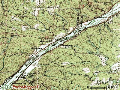 Friendly topographic map