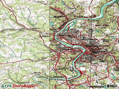 Granville topographic map