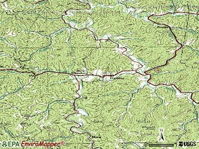 Hamlin topographic map