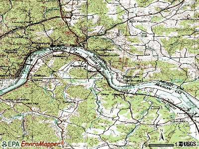 Hartford City topographic map