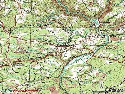 Kingwood topographic map