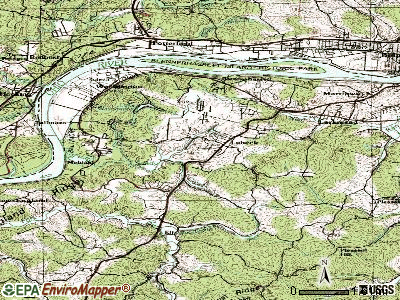 Lubeck topographic map