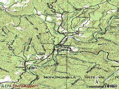 Marlinton topographic map