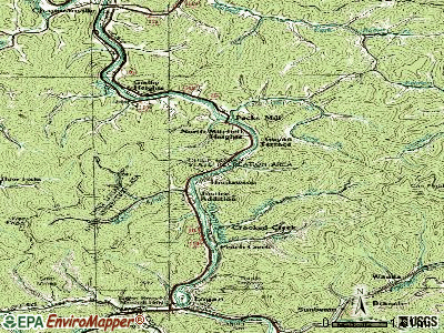 Mitchell Heights topographic map