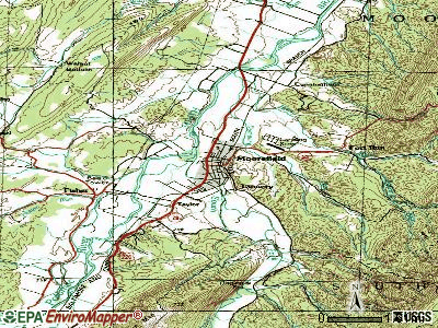 Moorefield topographic map