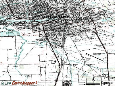 Taft Mosswood topographic map