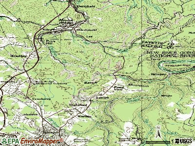 Piney View topographic map
