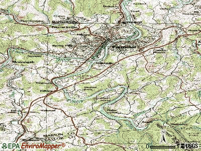 Pleasant Valley topographic map