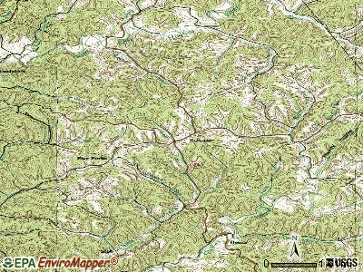 Pullman topographic map